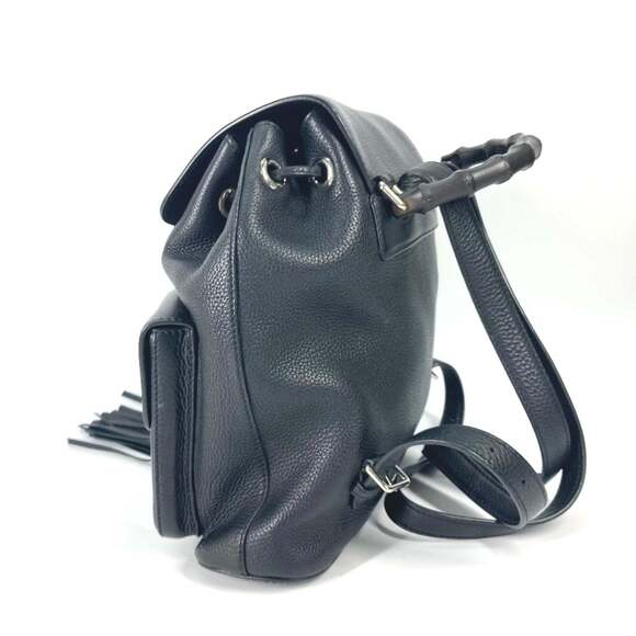 GUCCI Authentic Black Bamboo Backpack main image 11